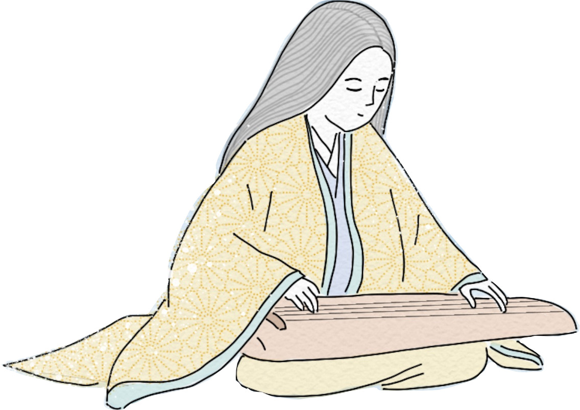 decorative koto player