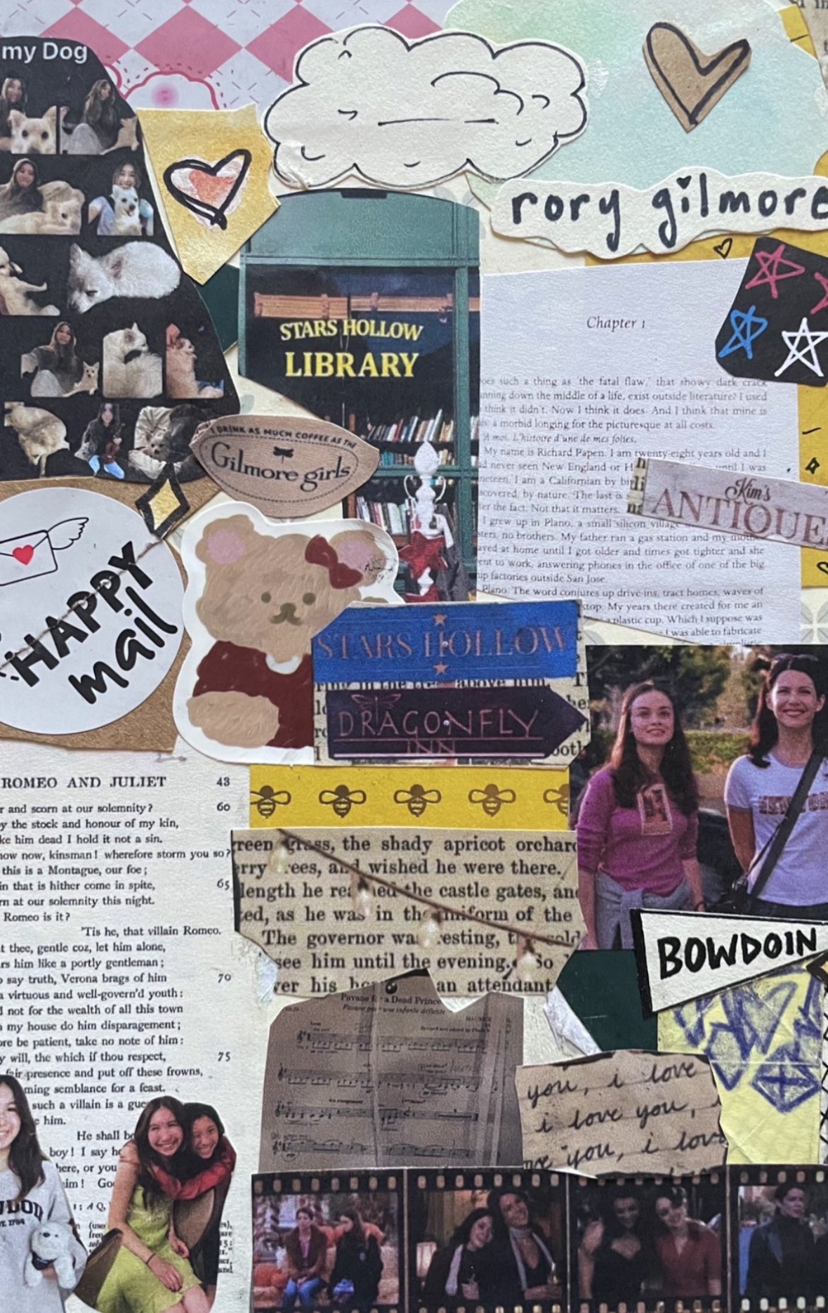 journal collage detail